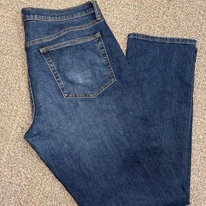 GAP Factory Men's Slim Fit Jeans in Deep Blue